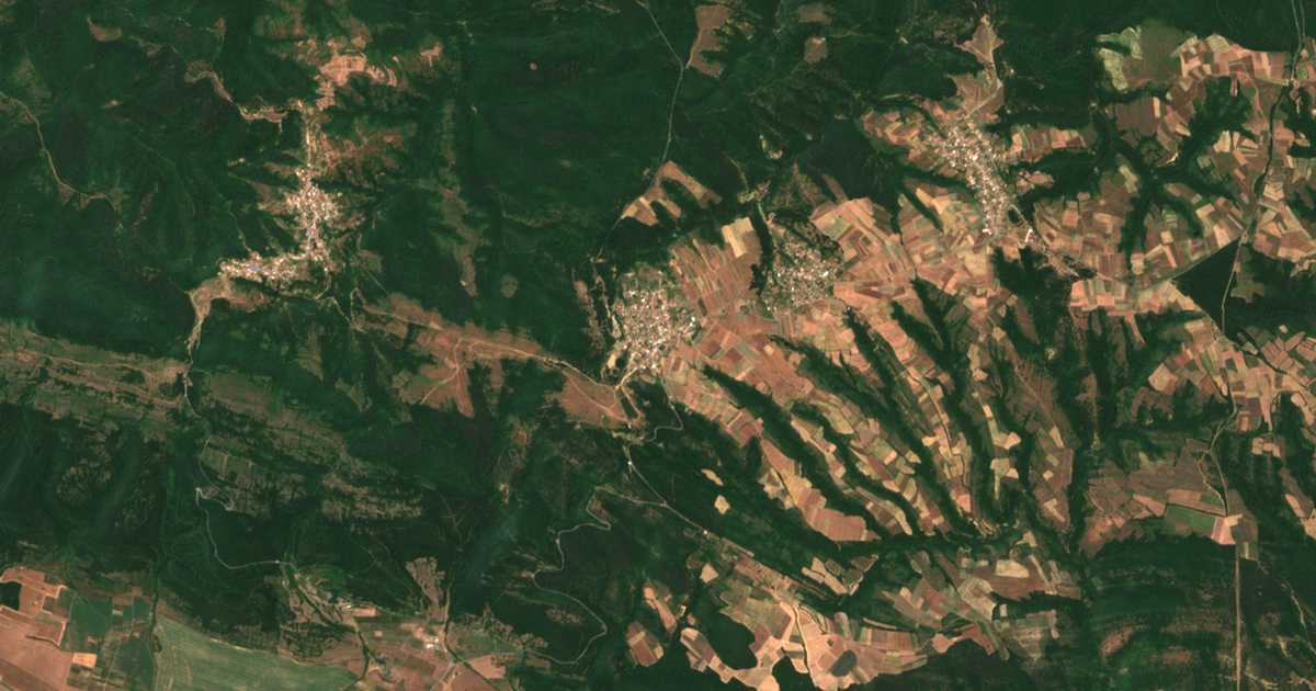 Mapa por satélite de Dobra Poljana