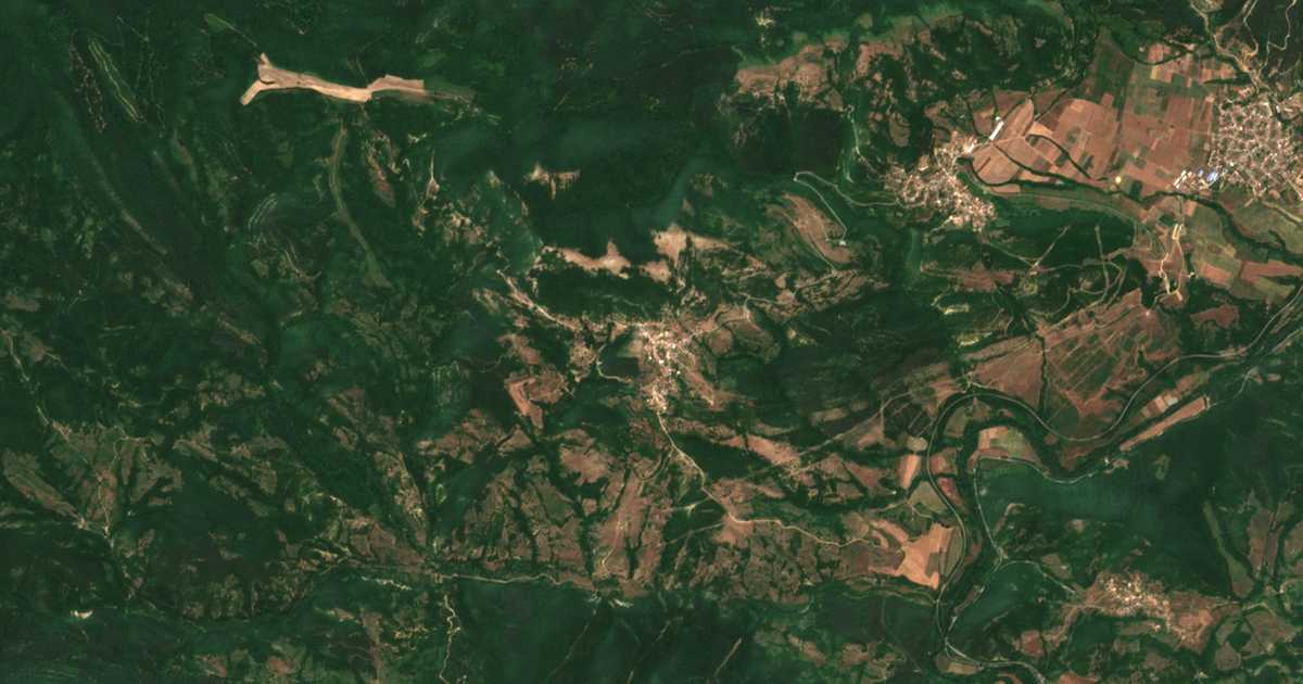 Mapa por satélite de Karaveljovo