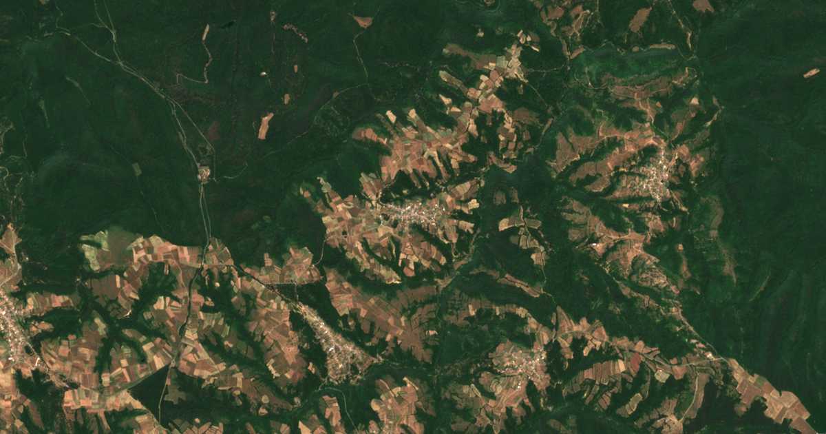 Mapa por satélite de Mrežičko