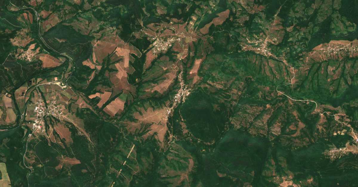 Mapa por satélite de Rečica