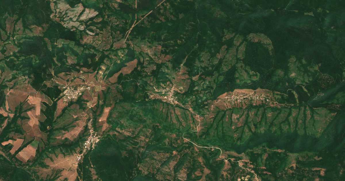 Mapa por satélite de Sneža