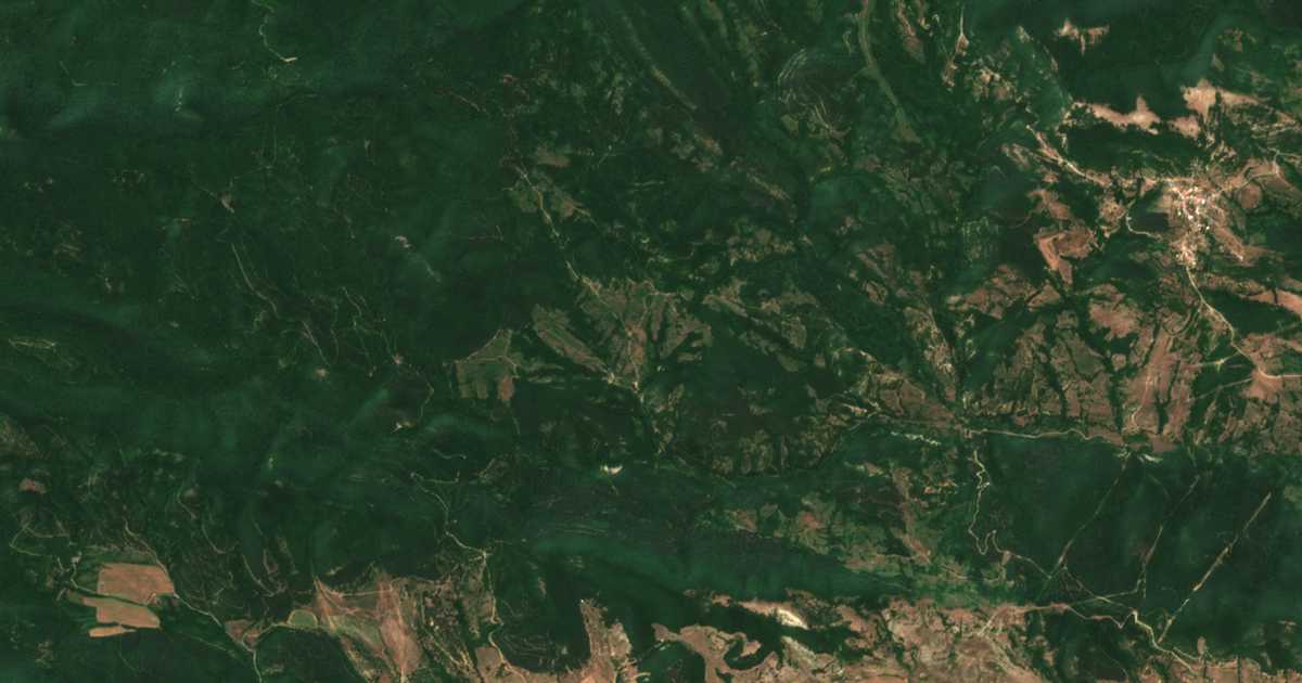 Mapa por satélite de Zvezda
