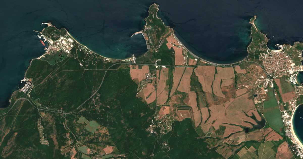Mapa por satélite de Atiya
