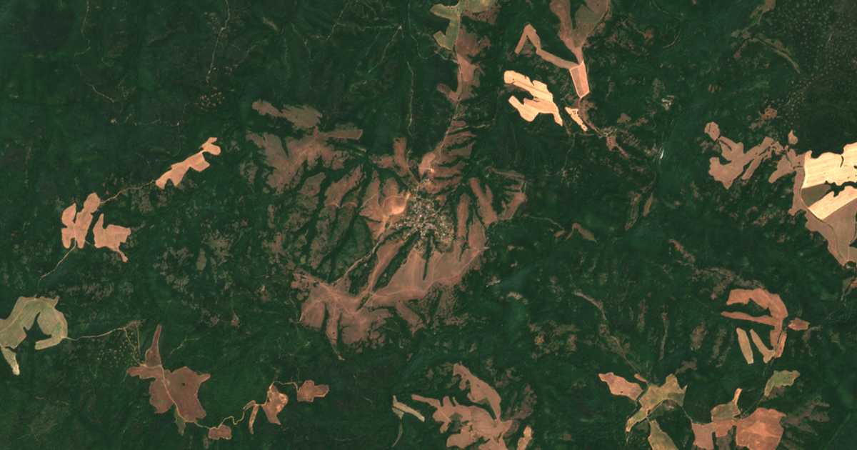Mapa por satélite de Varshilo