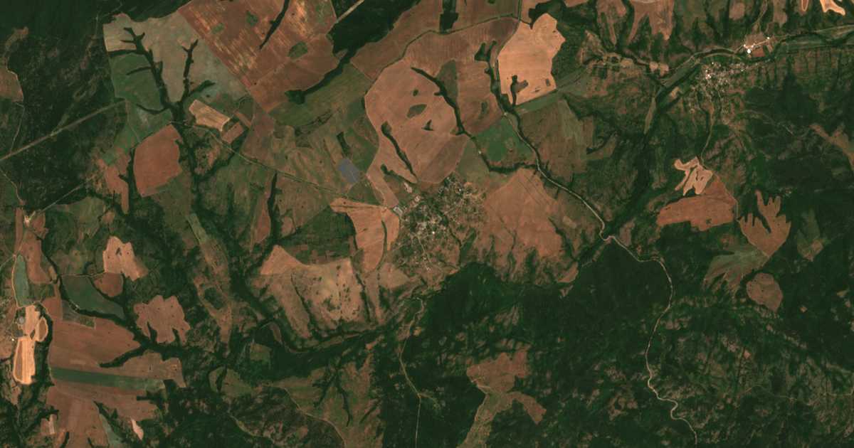 Mapa por satélite de Bistrec
