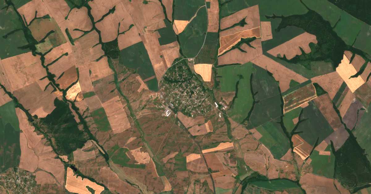 Mapa por satélite de Djulevo
