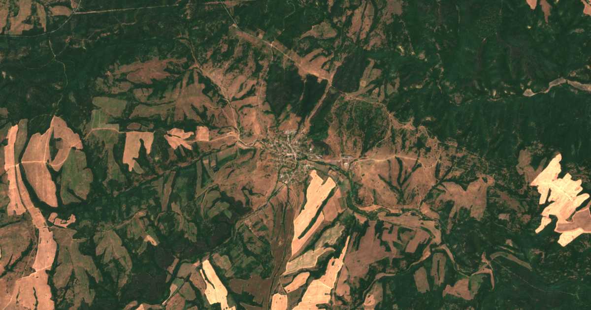 Mapa por satélite de Fakija