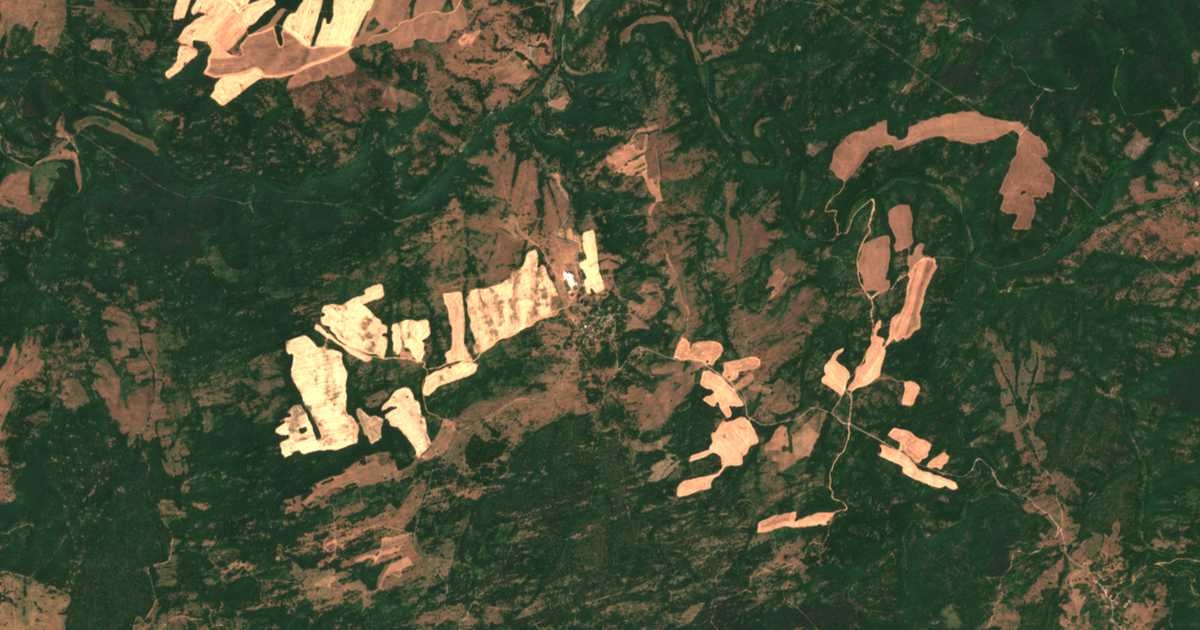 Mapa por satélite de Kirovo