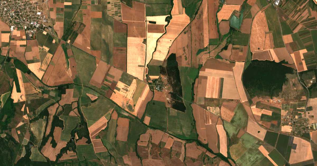 Mapa por satélite de Gorovo