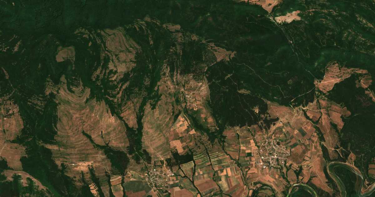 Mapa por satélite de Pchelin