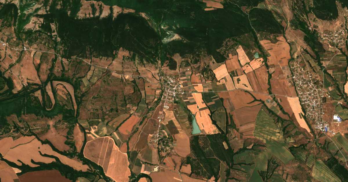 Mapa por satélite de Sǎedinenie