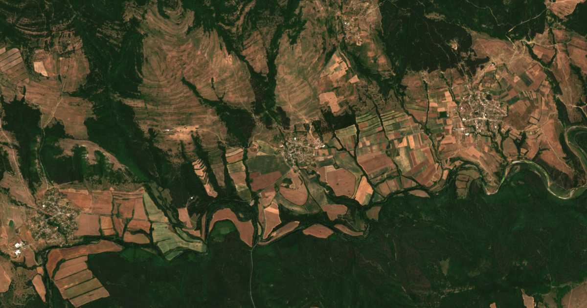 Mapa por satélite de Velislav
