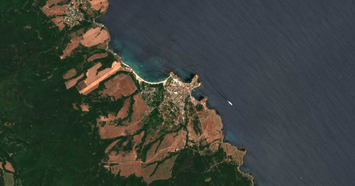 Mapa por satélite de Ahtopol