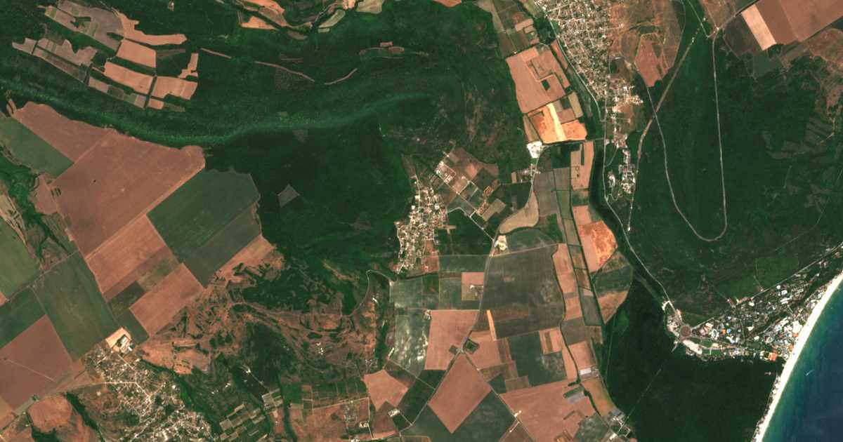 Mapa por satélite de Rogačevo