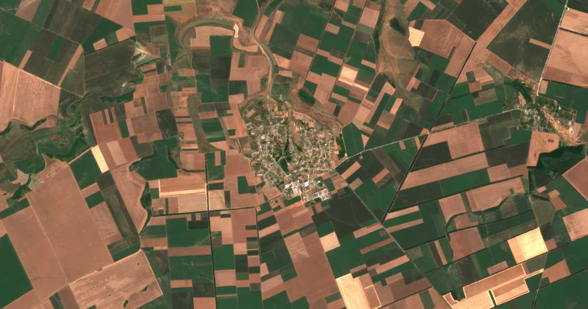 Mapa por satélite de Benkovski
