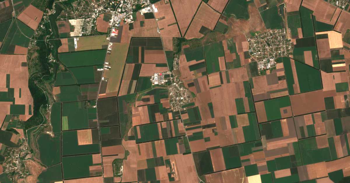 Mapa por satélite de Branište