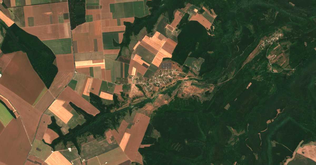 Mapa por satélite de Debrene