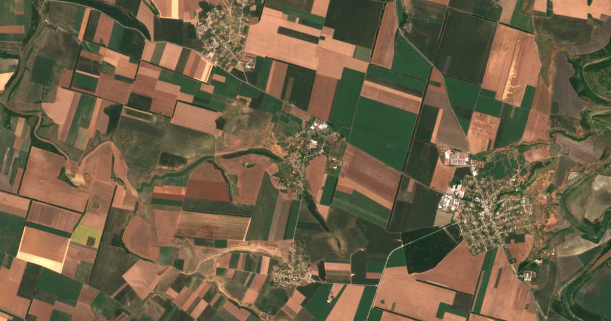 Mapa por satélite de Gešanovo