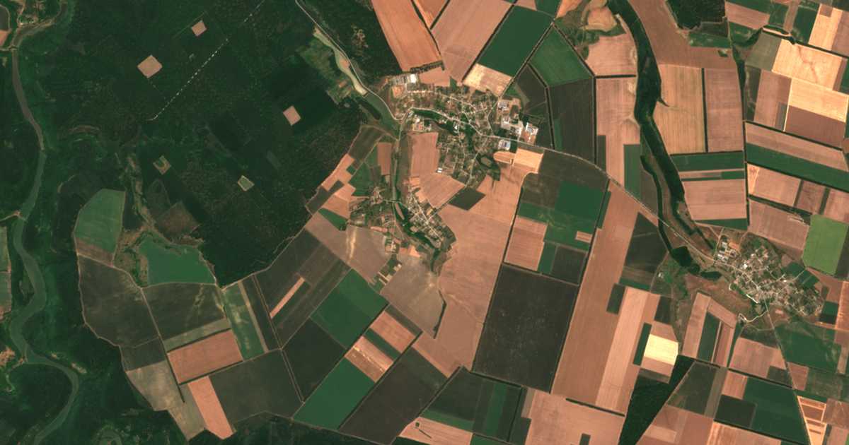 Mapa por satélite de Tjanevo
