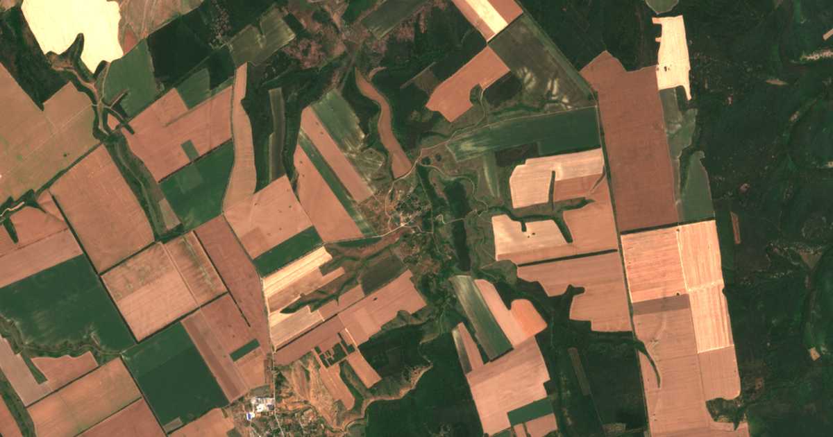 Mapa por satélite de Loznica