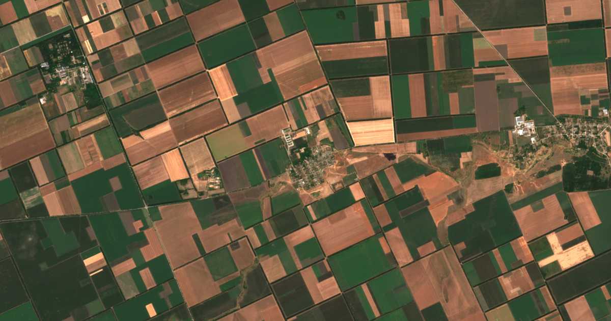 Mapa por satélite de Malina