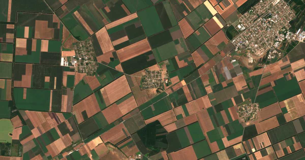 Mapa por satélite de Ravnec