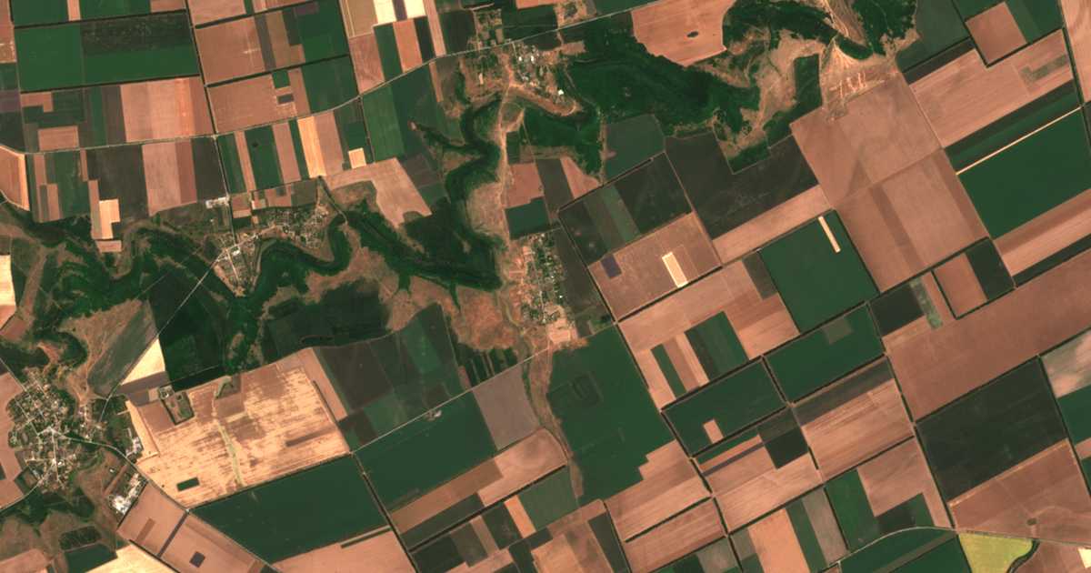 Mapa por satélite de Sredina
