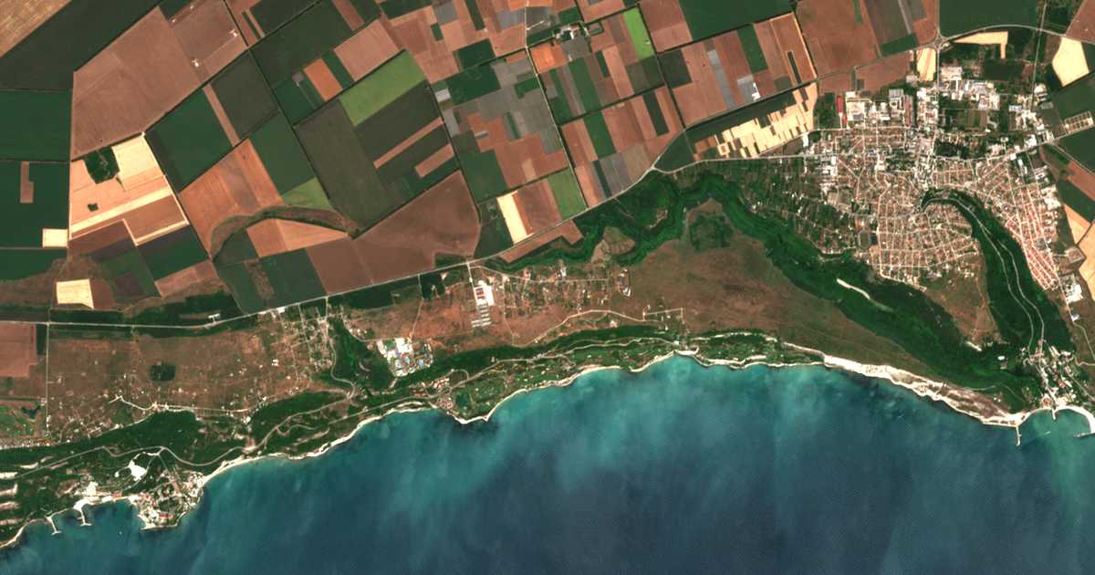 Mapa por satélite de Božurec