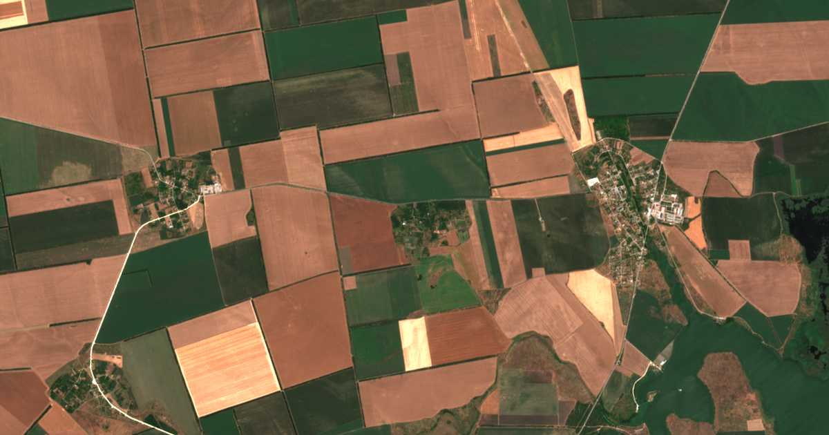 Mapa por satélite de Staevci