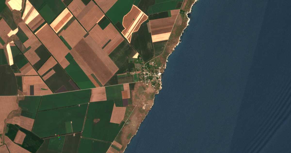 Mapa por satélite de Tjulenovo