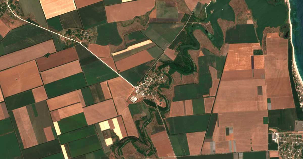 Mapa por satélite de Vaklino