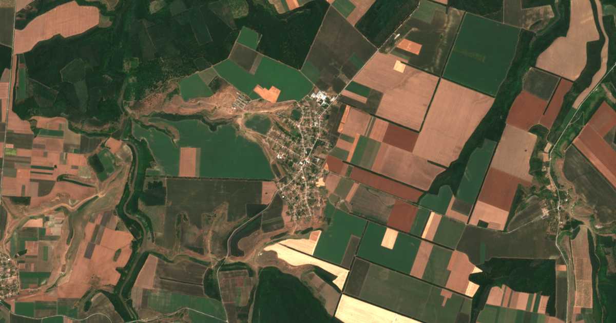 Mapa por satélite de Bezmer