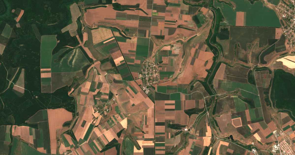 Mapa por satélite de Čestimensko