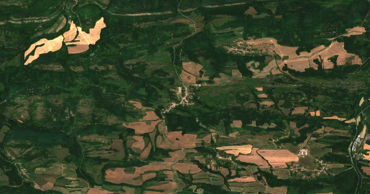 Mapa por satélite de Kereka