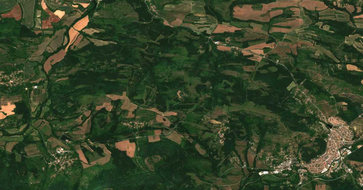 Mapa por satélite de Ritja