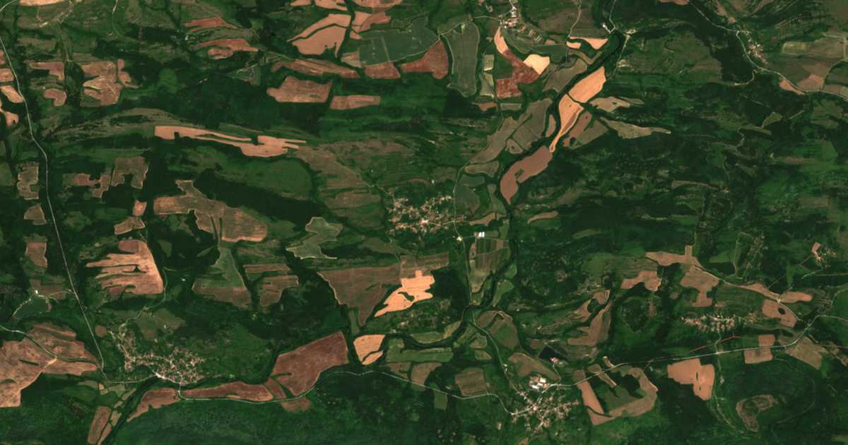 Mapa por satélite de Slavejkovo