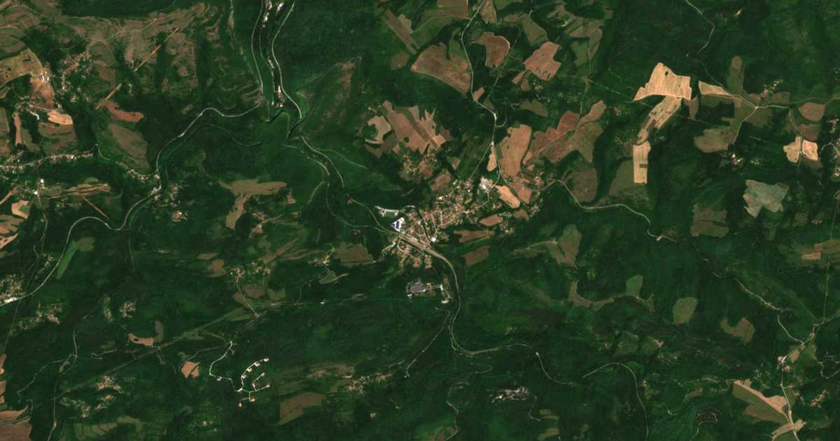 Mapa por satélite de Careva livada