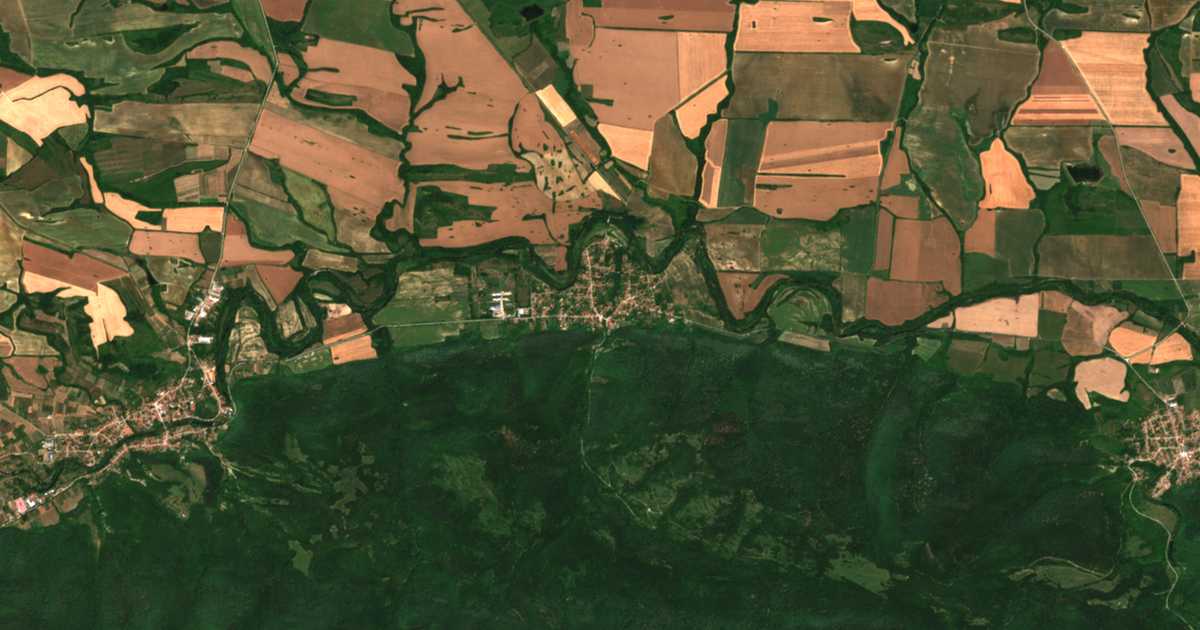 Mapa por satélite de Berievo