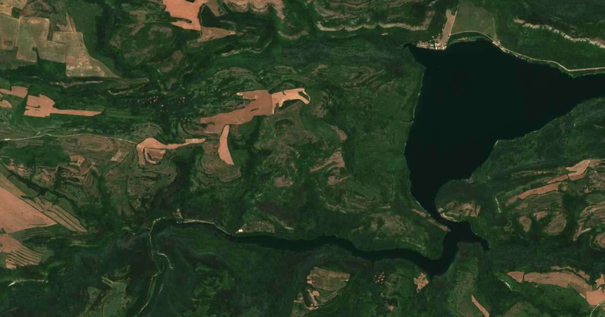 Mapa por satélite de Debelcovo