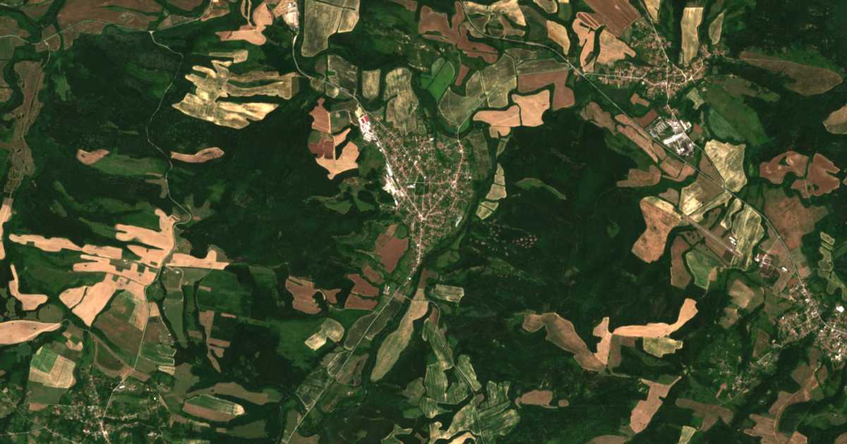 Mapa por satélite de Gorna Rosica