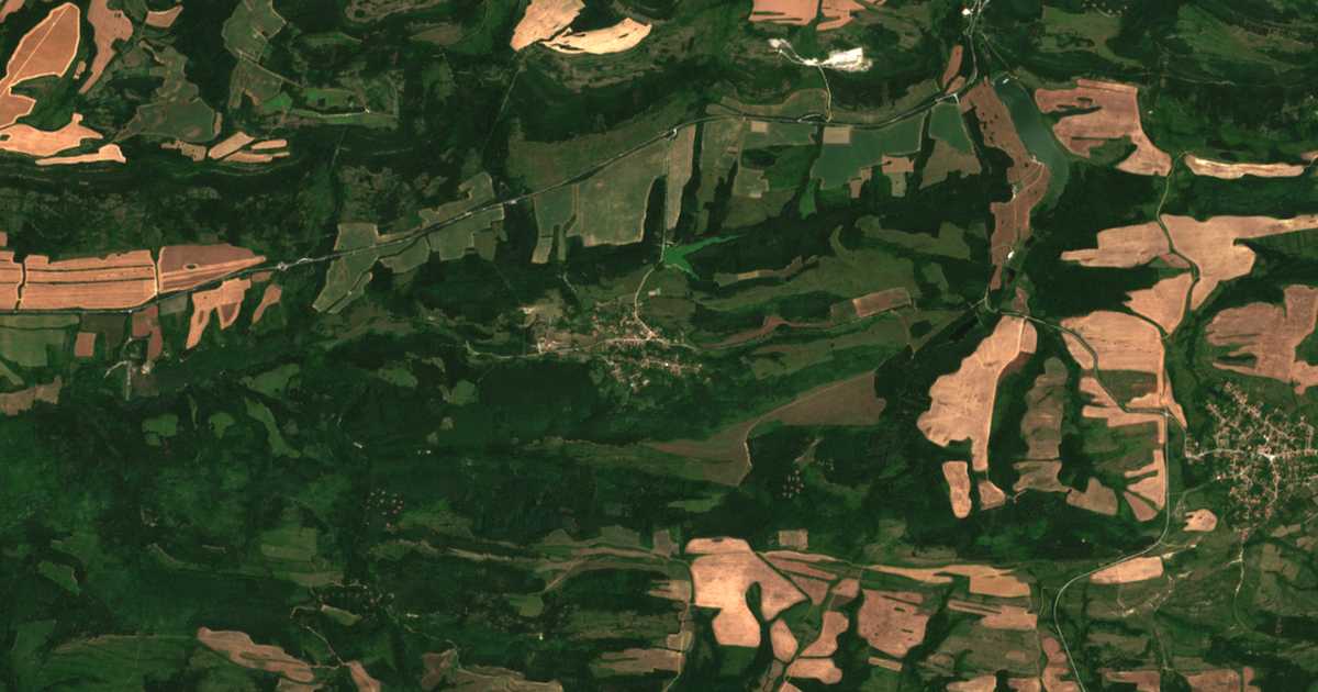 Mapa por satélite de Idilevo