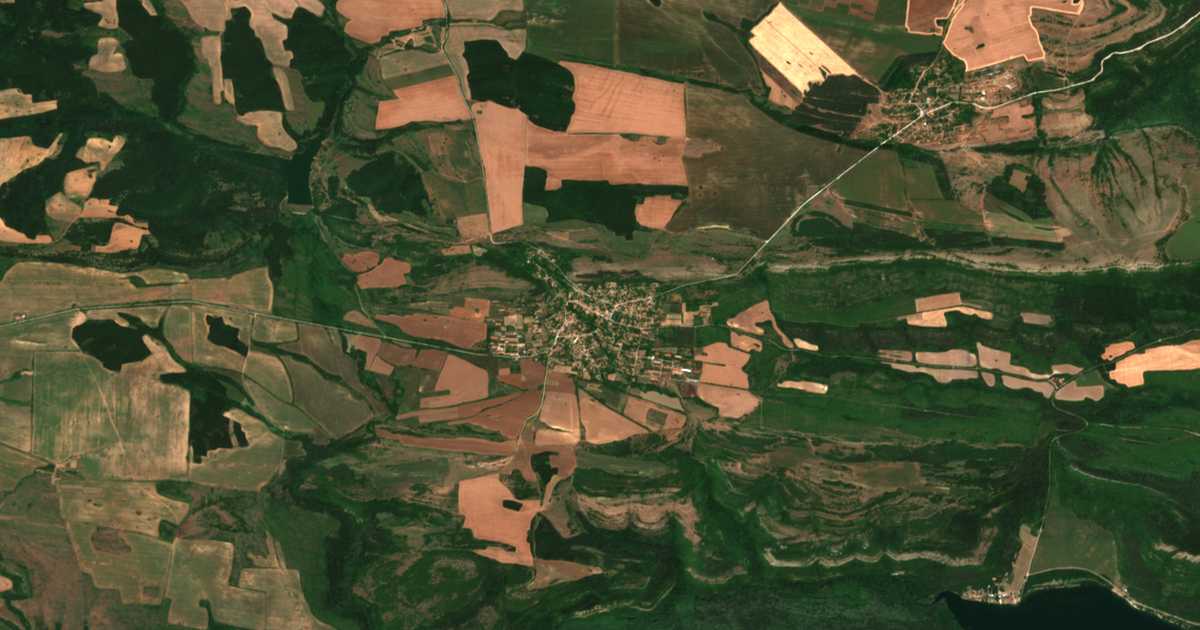 Mapa por satélite de Kramolin