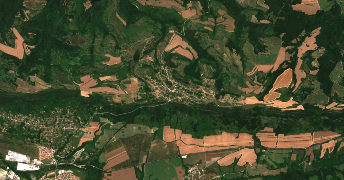 Mapa por satélite de Kruševo