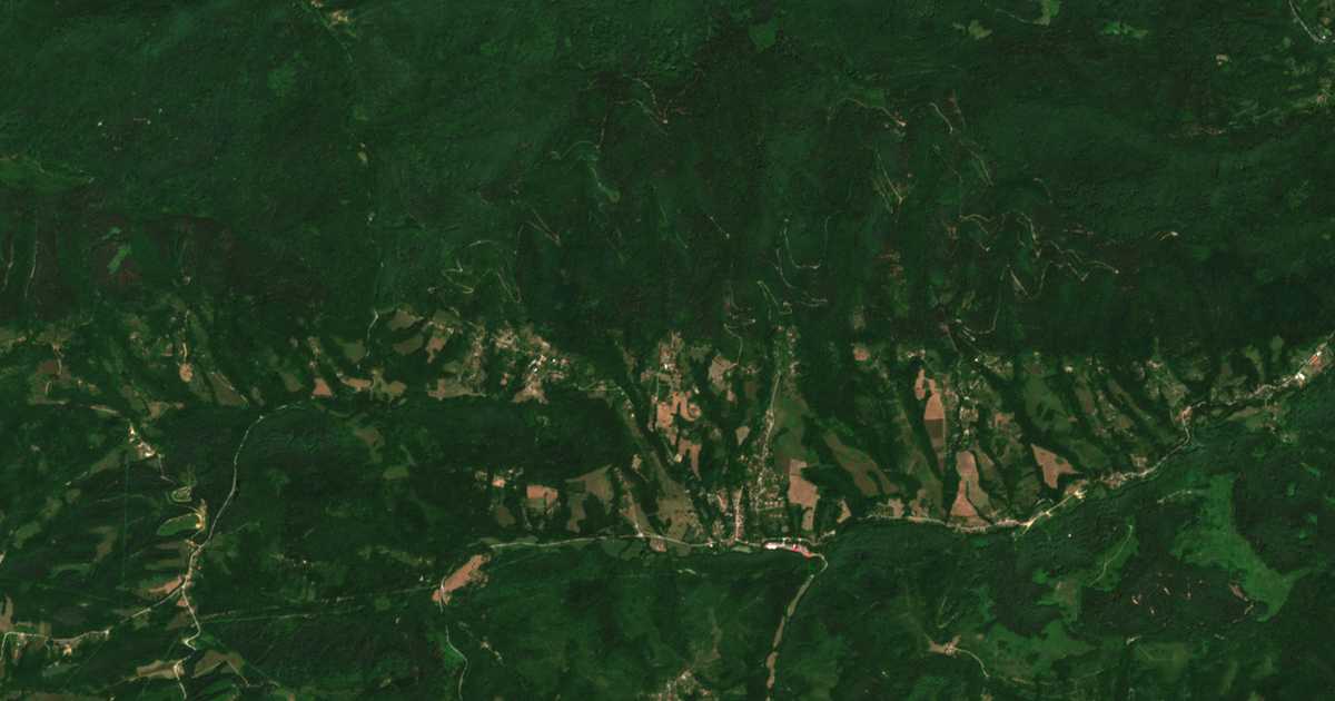 Mapa por satélite de Vojniška