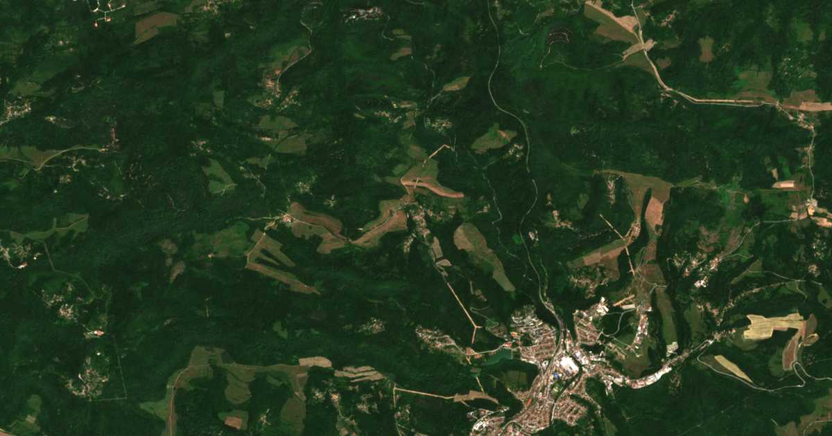 Mapa por satélite de Bižovci