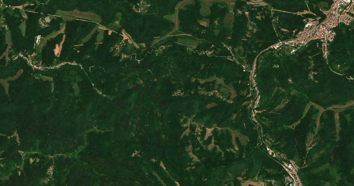 Mapa por satélite de Kašenci