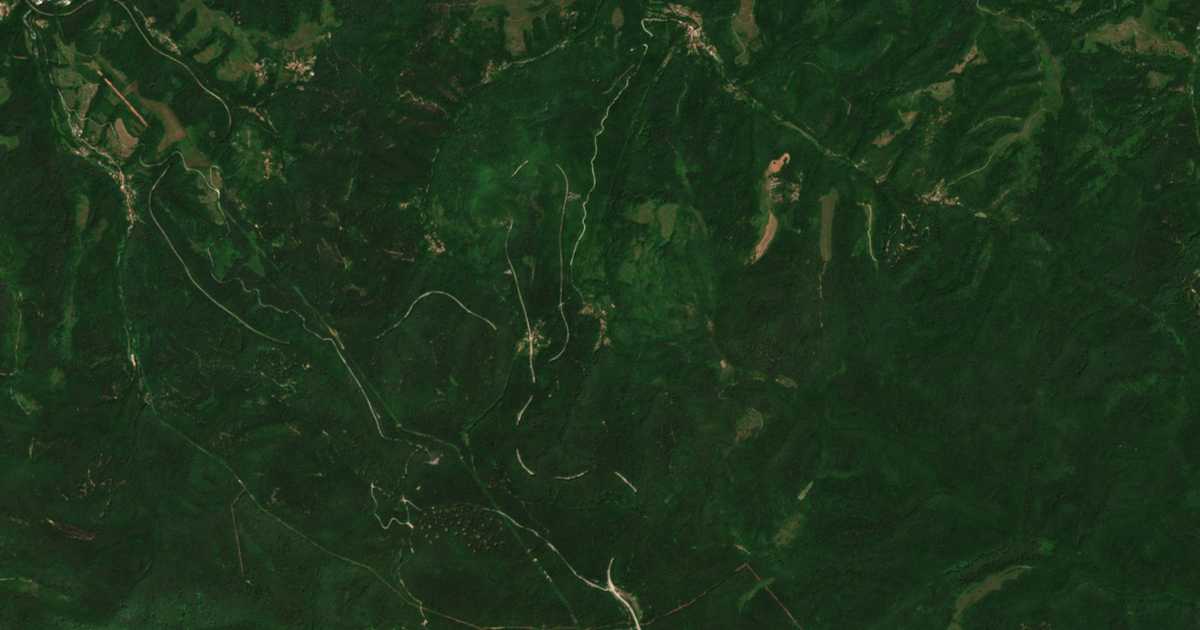 Mapa por satélite de Mrǎzeci