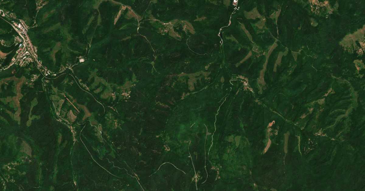 Mapa por satélite de Ruevci