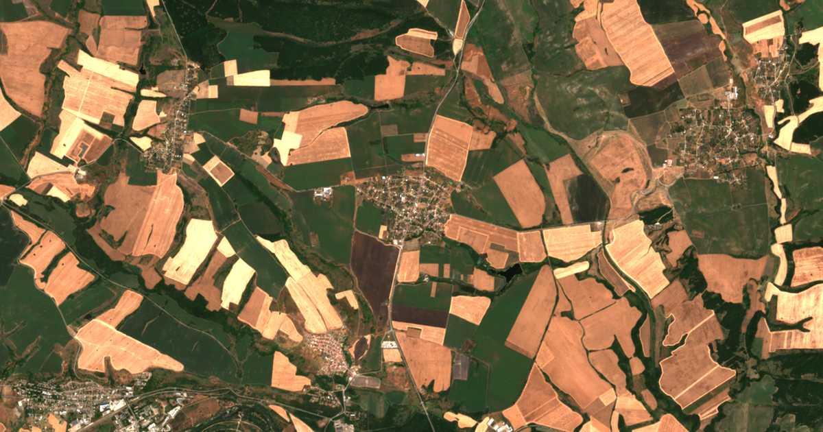 Mapa por satélite de Radievo