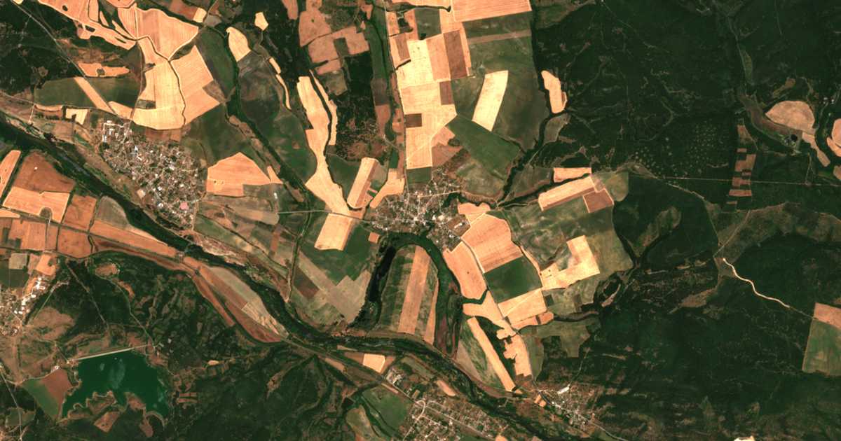 Mapa por satélite de Zlatopole